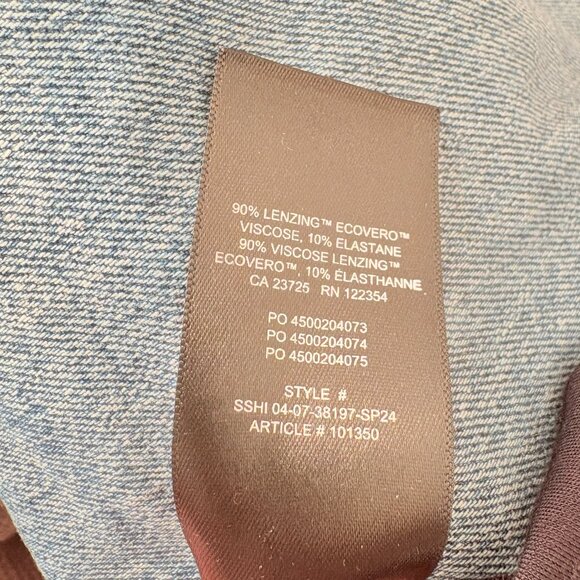 Aritzia Wilfred Vespa Ruched Midi Skirt with Thigh Slit Black Size Small - Picture 8 of 8